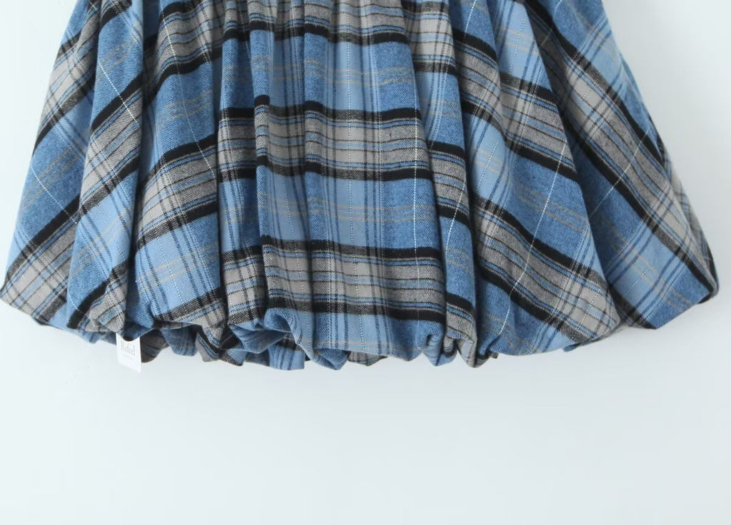 Preppy Plaid Pettiskirt for Women Early Autumn All Matching Slim Fit Short Skirt