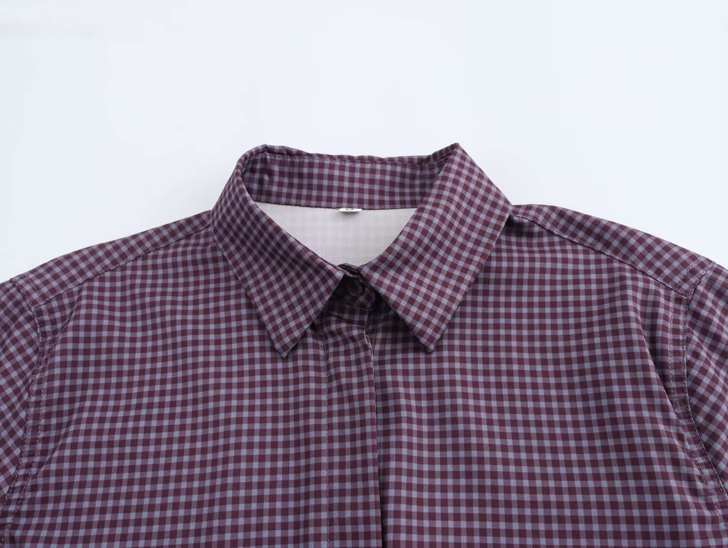 Winter Women Clothing Street Casual Top Plaid Shirt