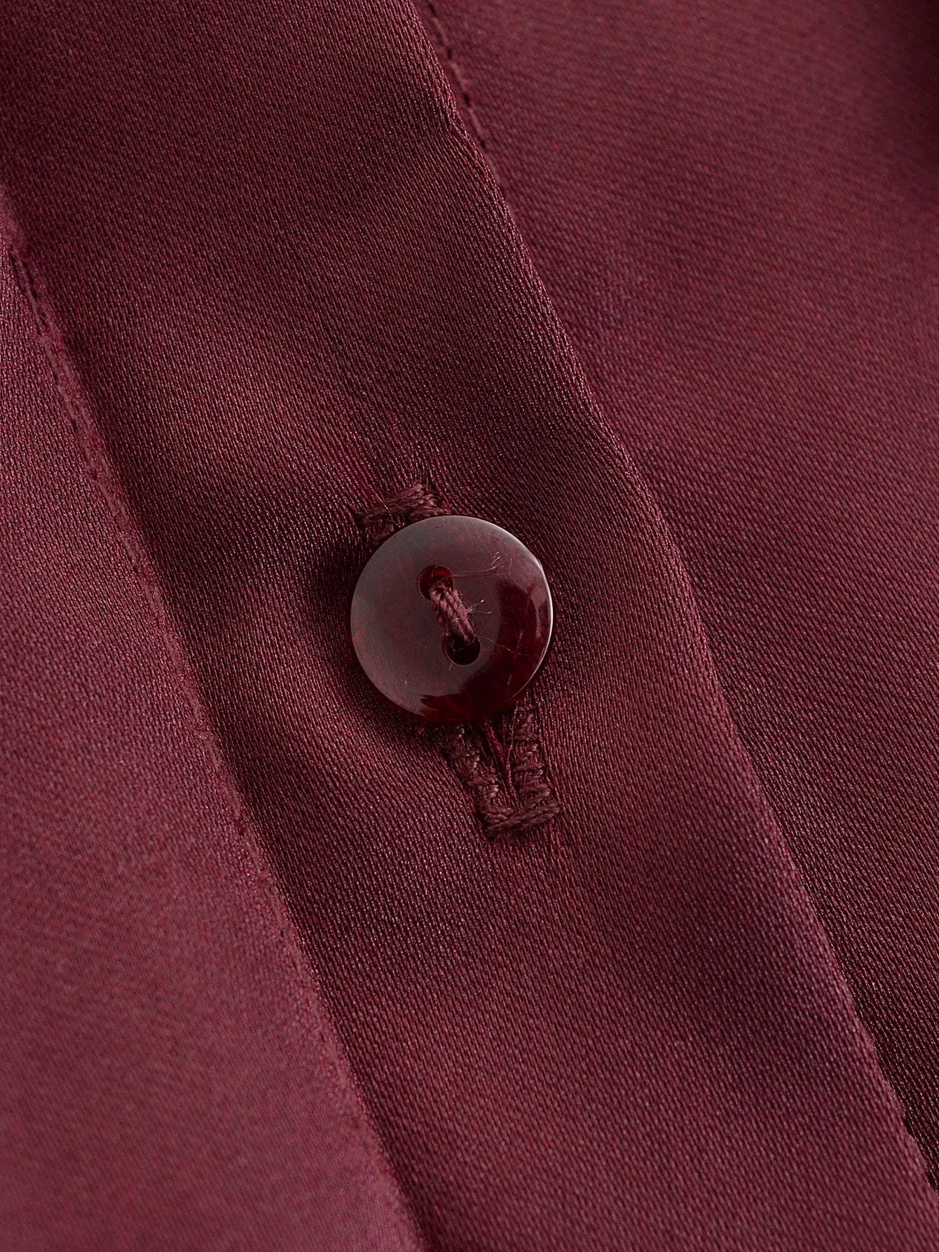 Women Clothing Spring Street Casual Pocket Satin Shirt