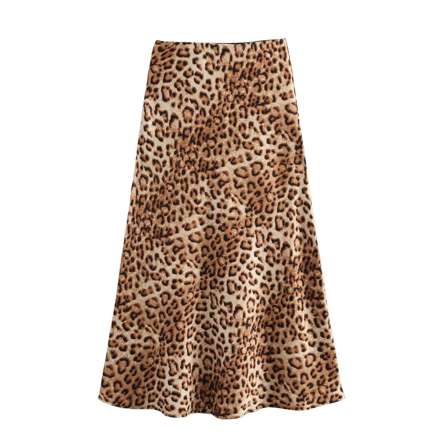 Spring Women Stylish Simple Elastic Long Skirt