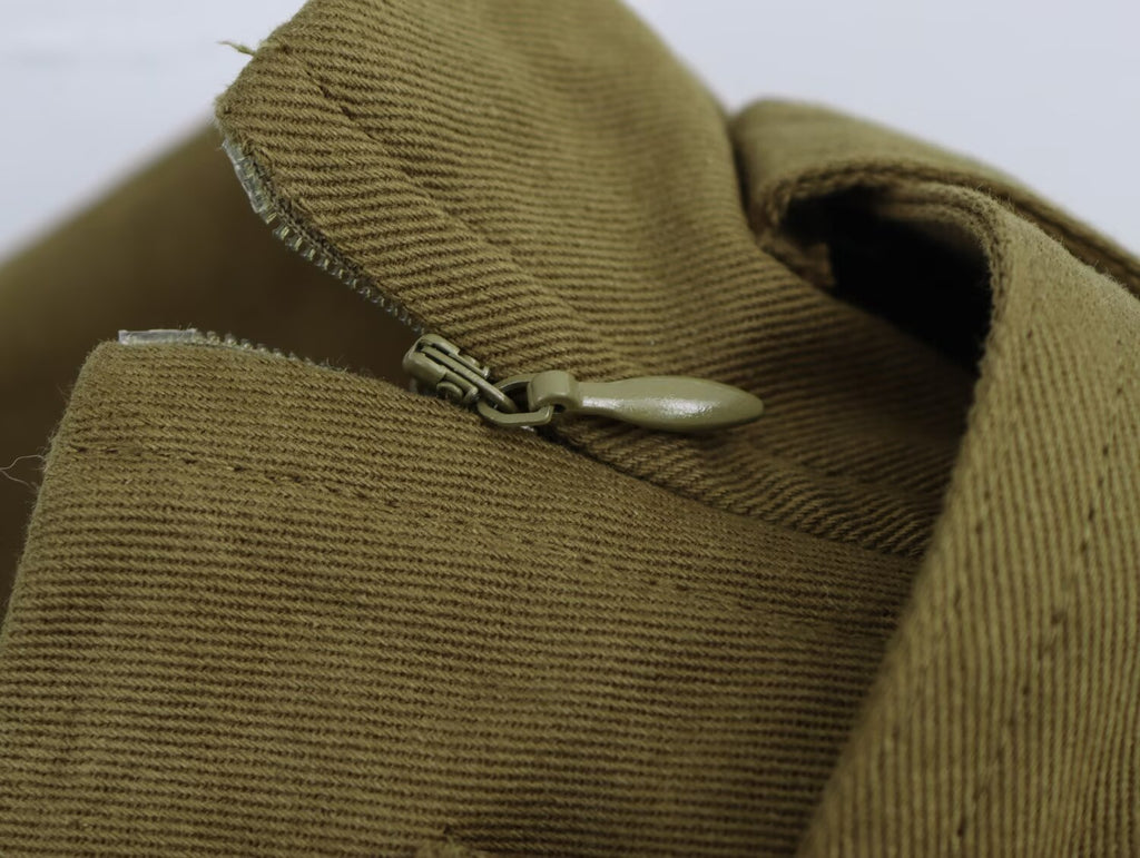 A line Workwear Half Length Skirt Spring