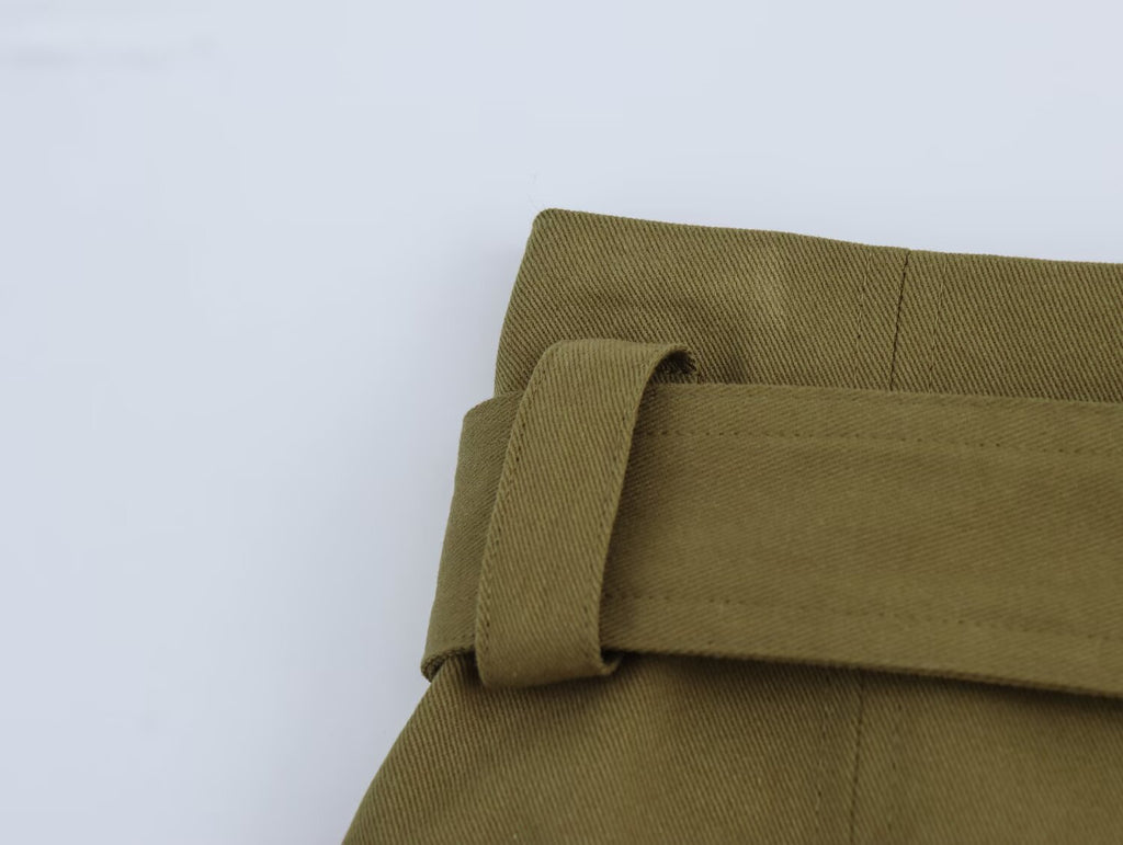 A line Workwear Half Length Skirt Spring