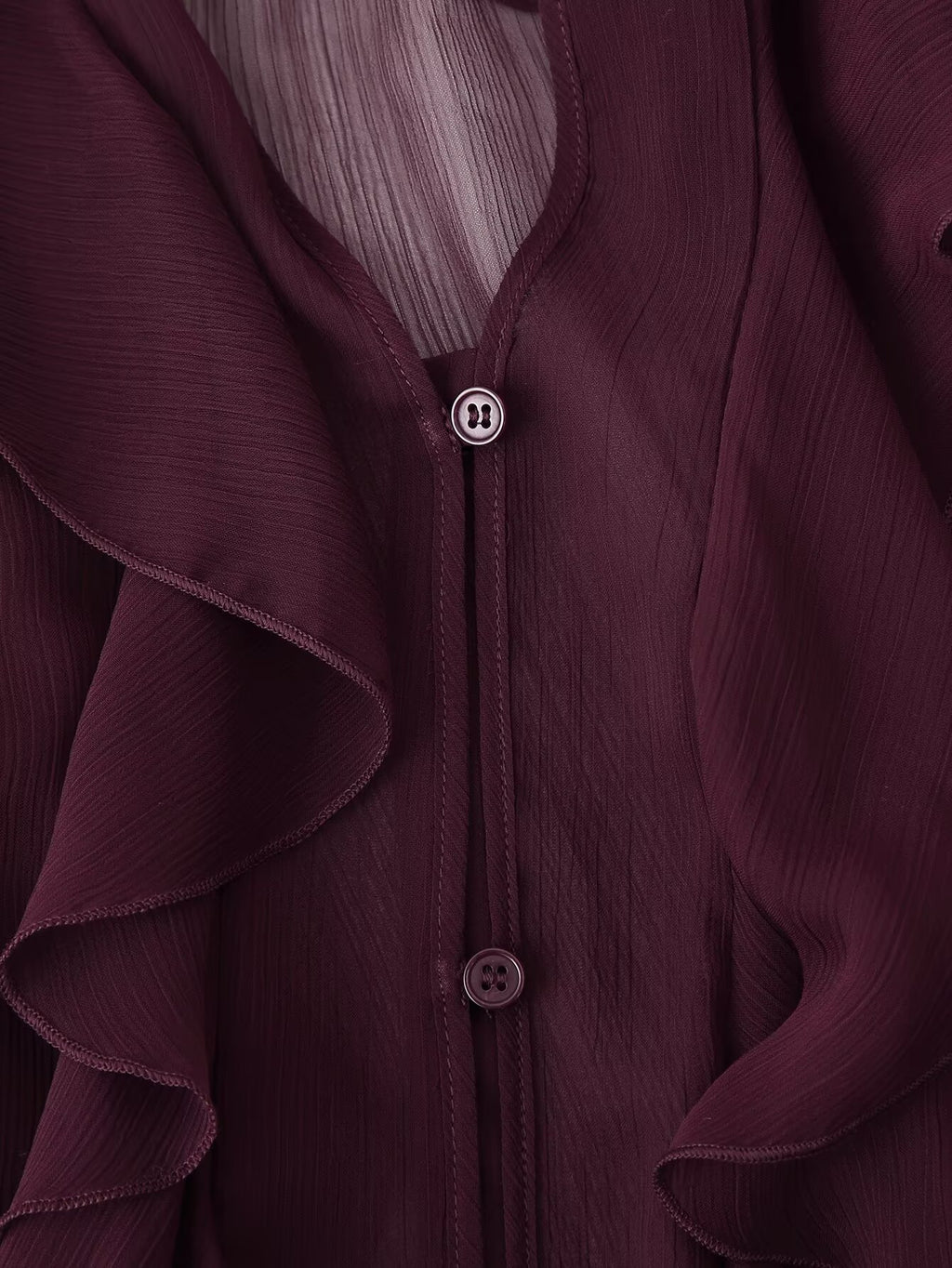 Design V neck Laminated Decoration Shirt Summer Casual Blouse