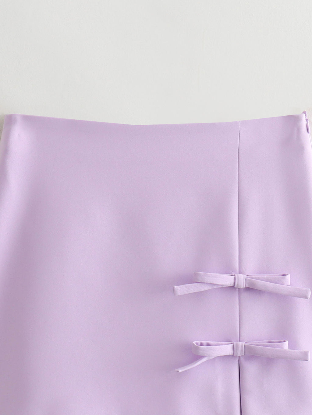 Summer Women Clothing Bowknot Decoration Split Skirt Women