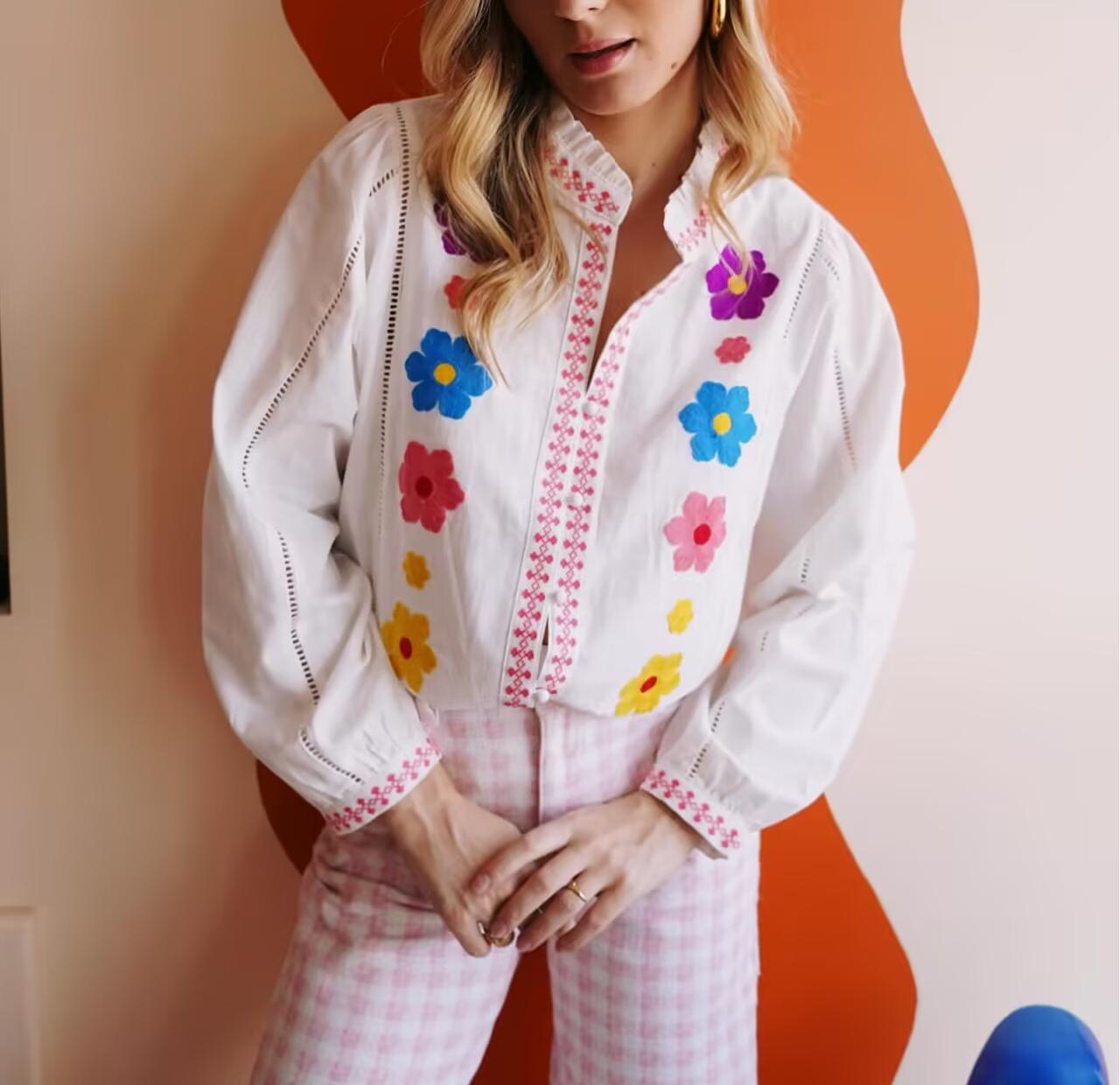 Women Embroidered Shirt