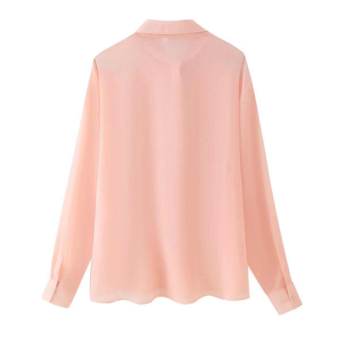 Summer Women Clothing Polo Collar Front Raised Lace Design Shirt Top for Women