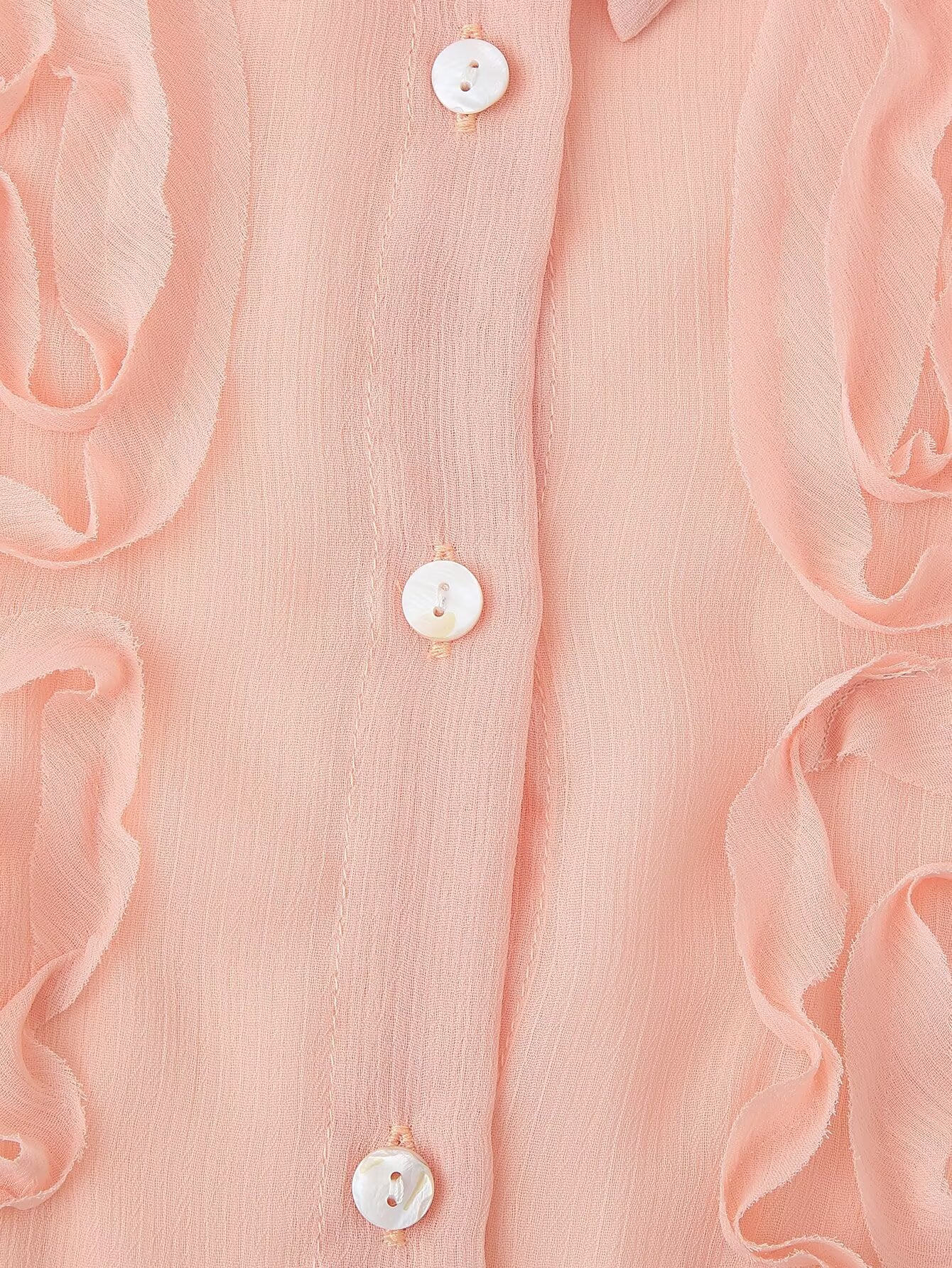 Summer Women Clothing Polo Collar Front Raised Lace Design Shirt Top for Women