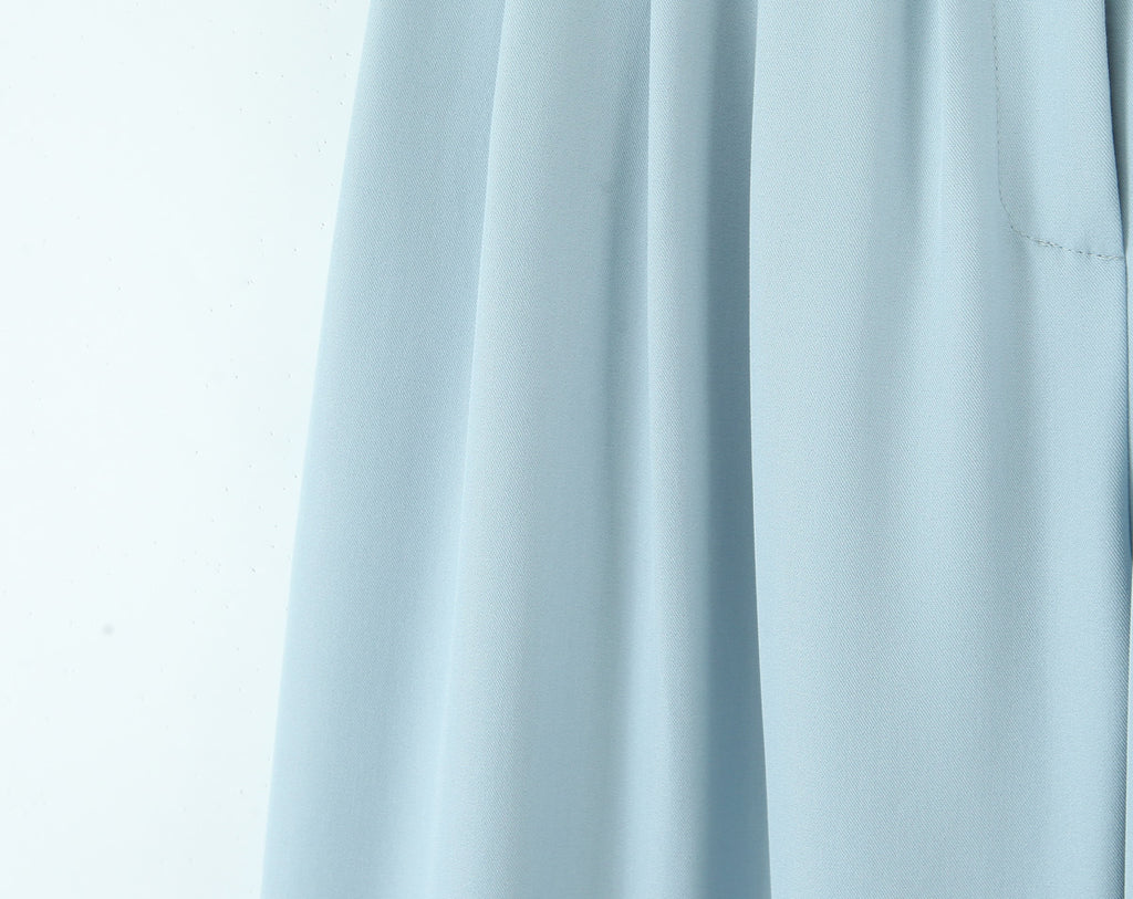 Women Summer Loose Wide Version Smooth Straight Leg Pants