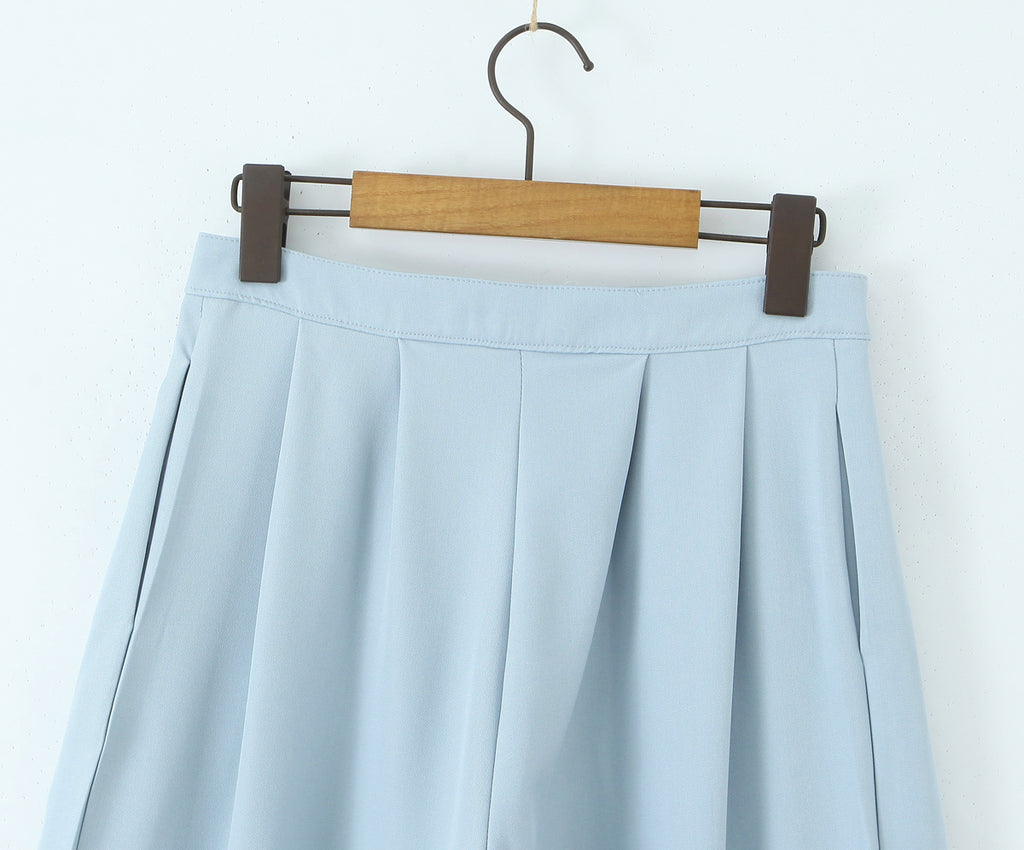 Women Summer Loose Wide Version Smooth Straight Leg Pants