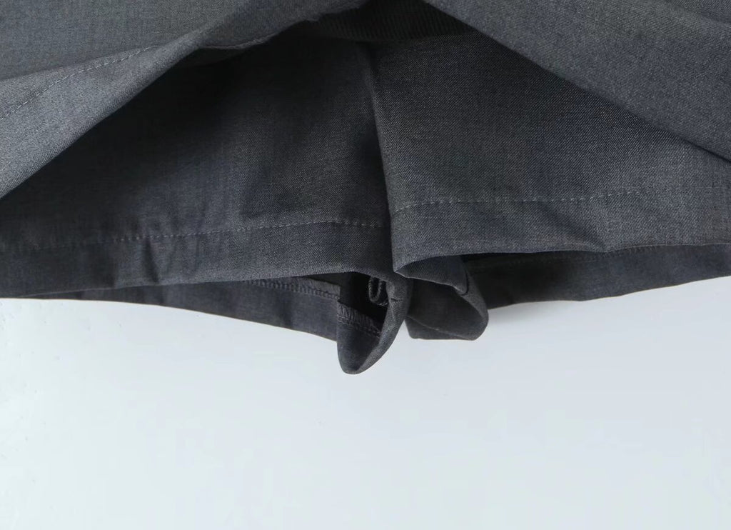 Sexy V Waist Skirt Low Waist Anti Exposure Sheath A line Skirt Pants