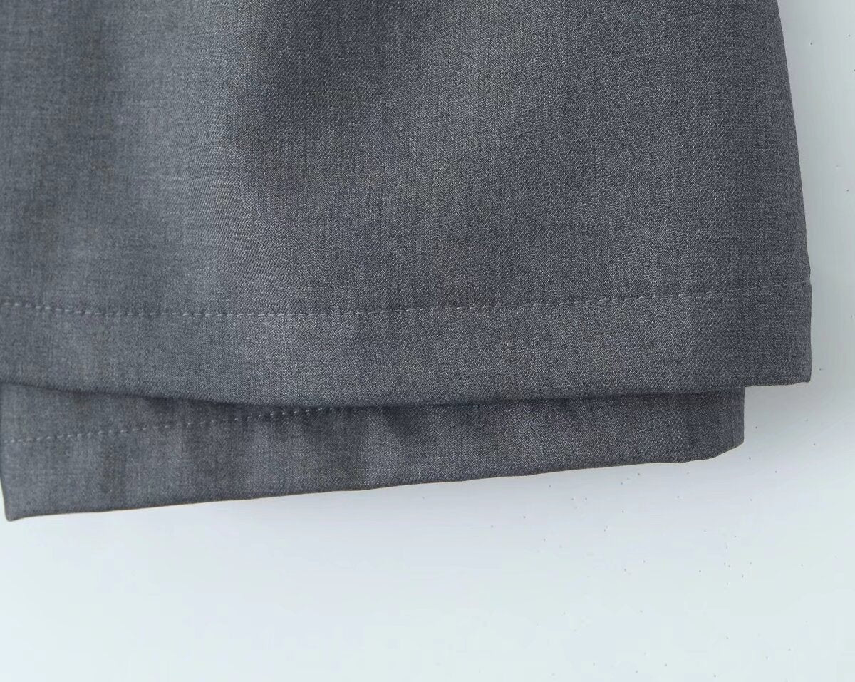 Sexy V Waist Skirt Low Waist Anti Exposure Sheath A line Skirt Pants