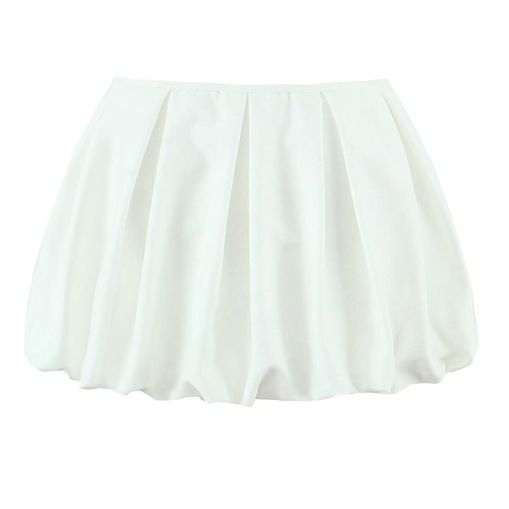 Spring Sexy Sweet Sexy Low Waist Lace up Bud Skirt Short Pantskirt Skirt