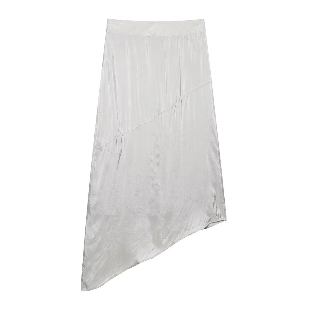 Spring Women Clothing Pocket Embroidery Skirt