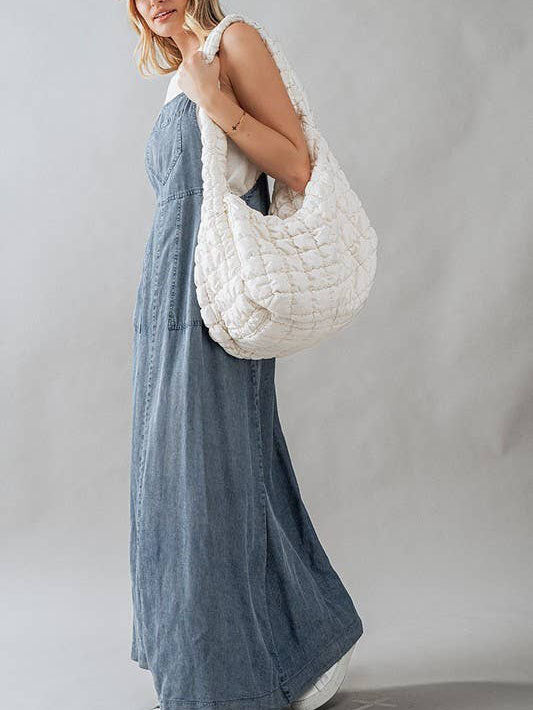 Ladies Summer Dress Lace up Tooling Denim Washed Multi Pocket Dress