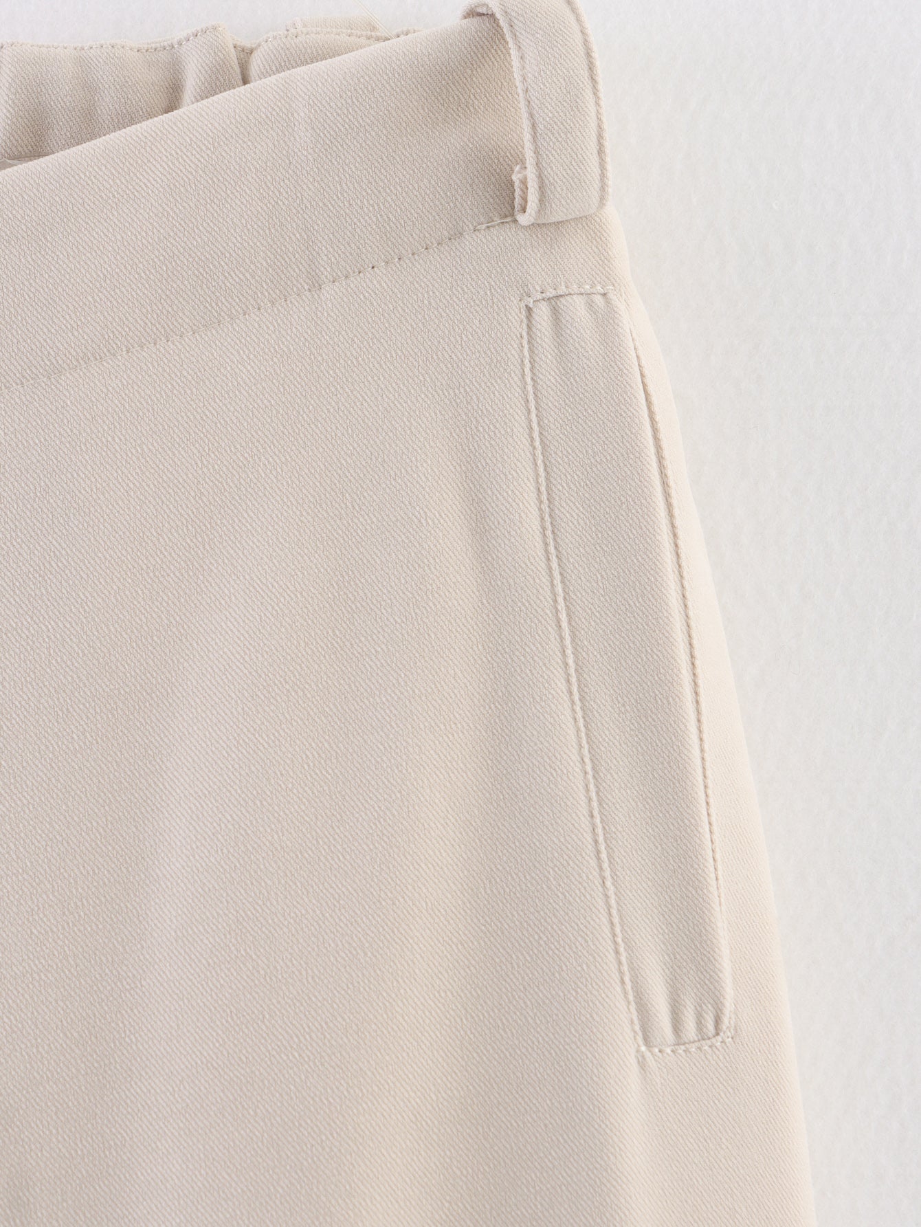 Plant Floral Hollow Out Cutout Laser Positioning Embroidery Low Waist Bell Bottom Pants