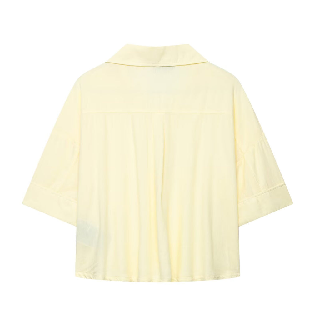 Summer Women All Match Casual Blended Shirt