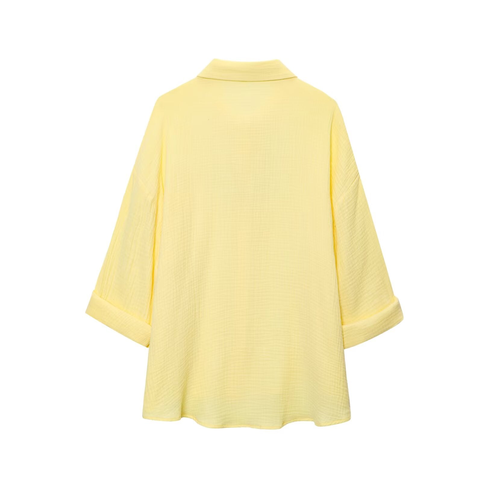 Summer Women Gauze Casual Lazy Shirt