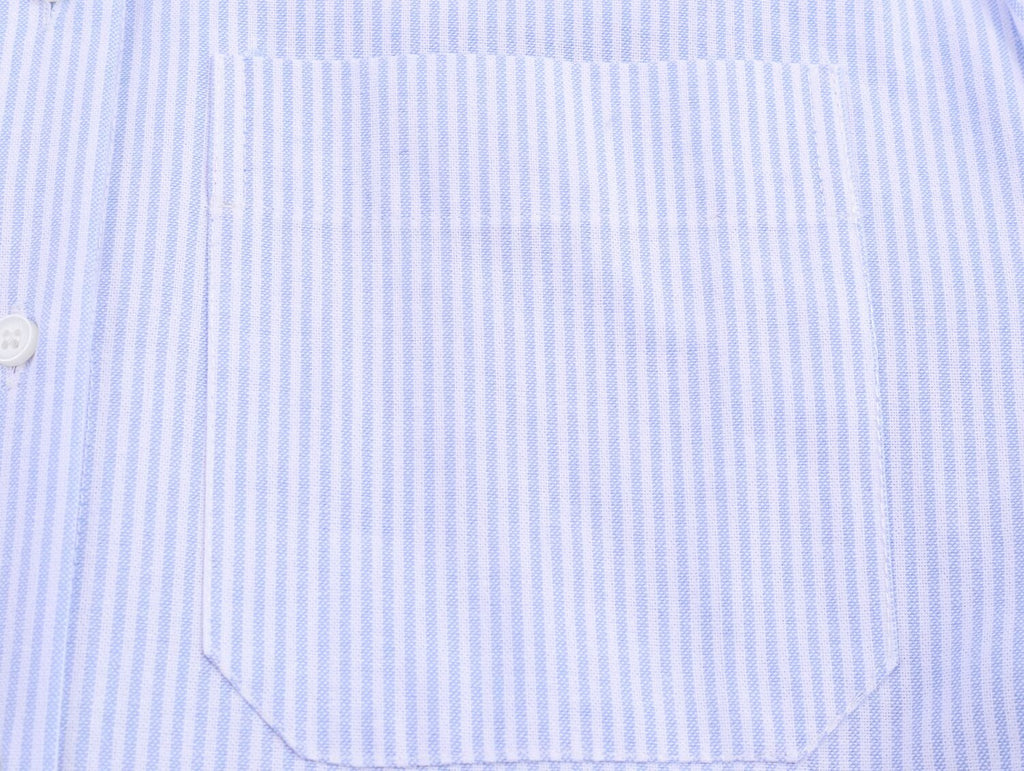 Women Clothing Fall Office All Matching Striped Single Breasted Shirt with Pockets