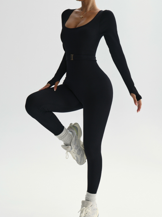 Arrival Seamless One Piece Belt Belt Sports Yoga Bodysuit Slim Fit Yoga Jumpsuit Advanced