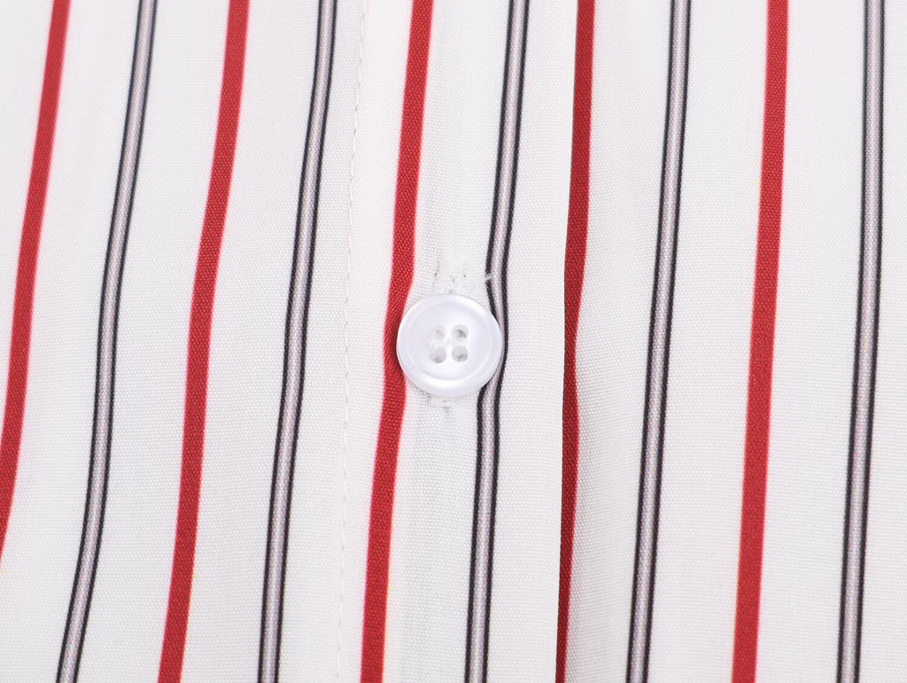 Women Striped Loose Design Elegant Poplin Shirt