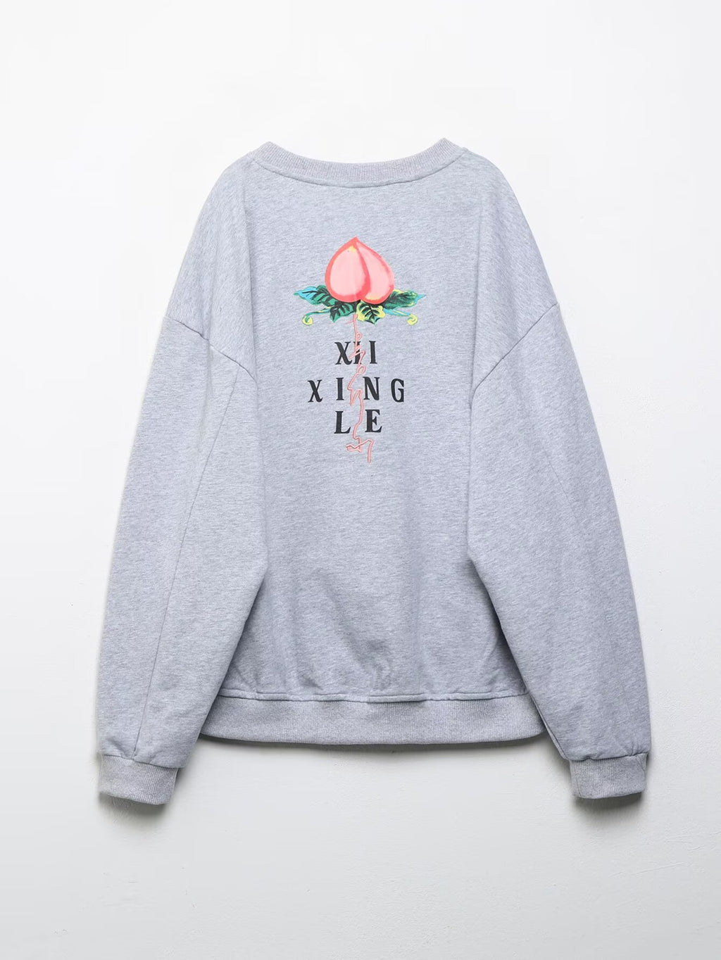Women Clothing Autumn Embroidered Prickly Pear Printed Sweater