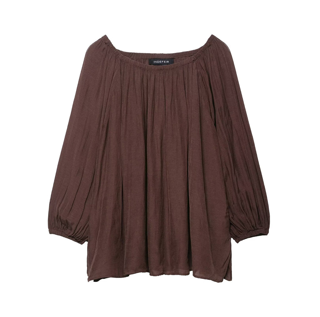 Fall Long Loose Casual Niche Shirt Top