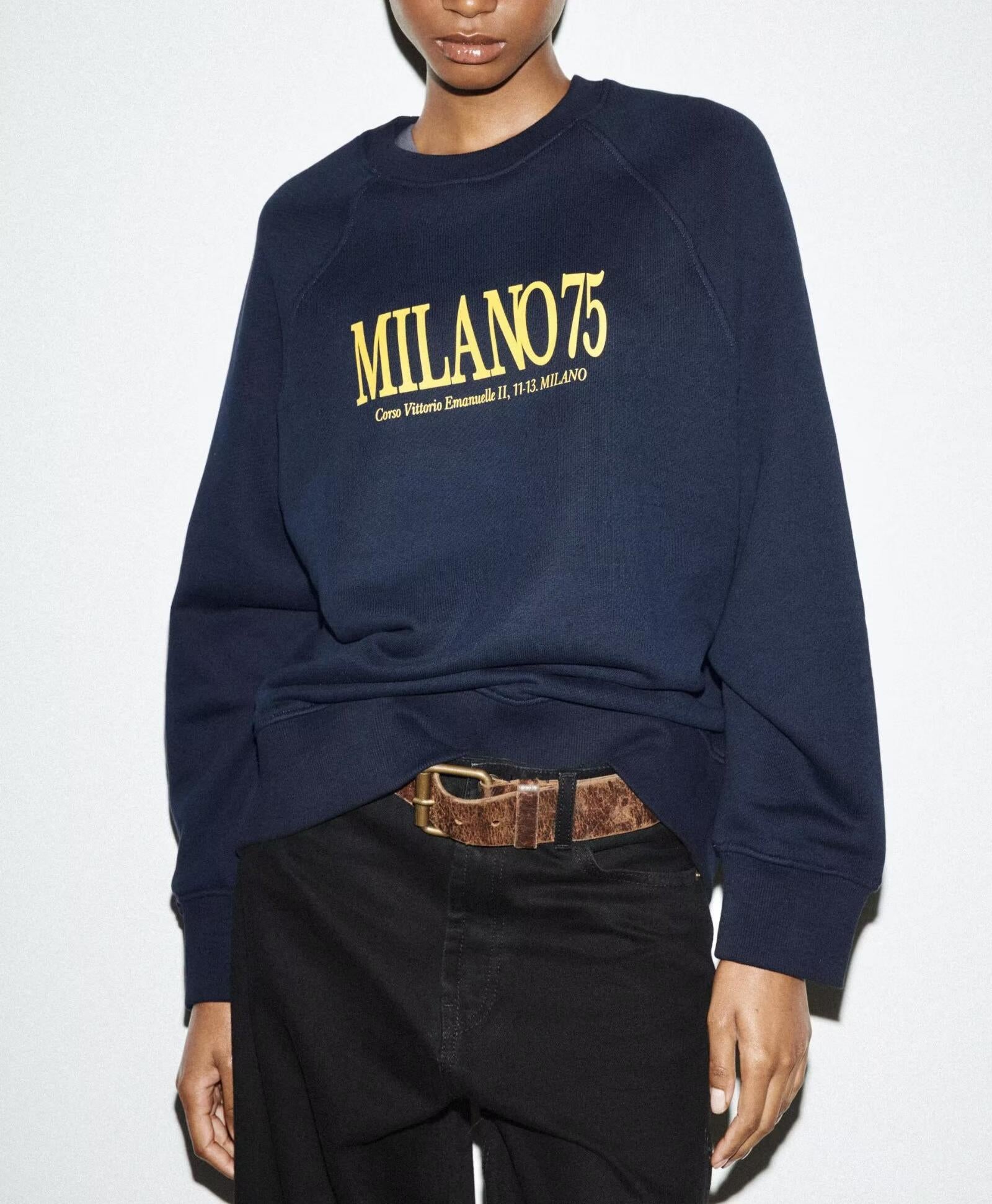 Pull imprimé à col rond pour femme, décontracté et ample, idéal pour l'automne