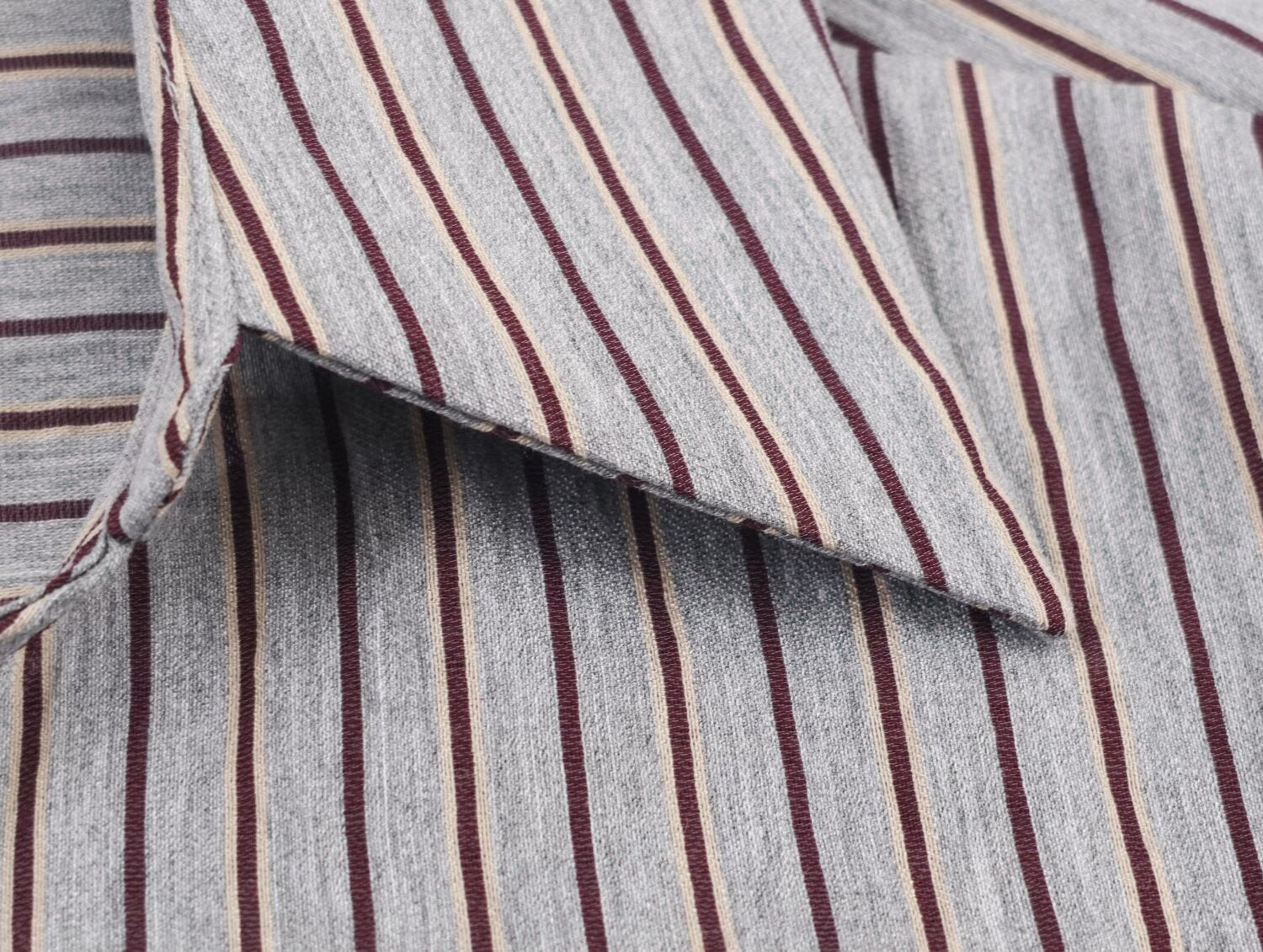 Women Collared Long Sleeve Double Breasted Striped Bow Shirt Top