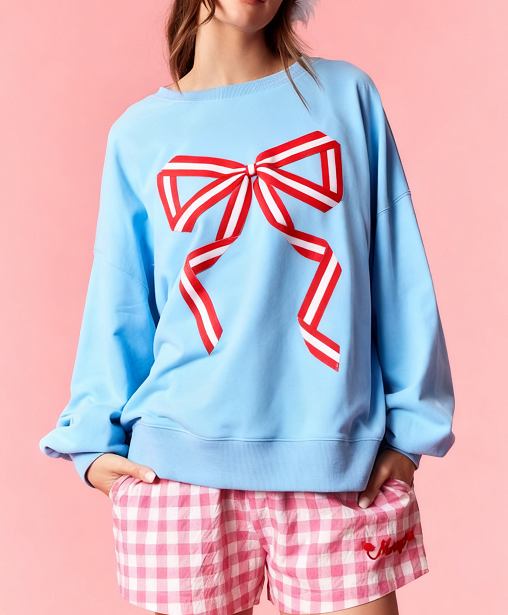 Blue Red and White Ribbon