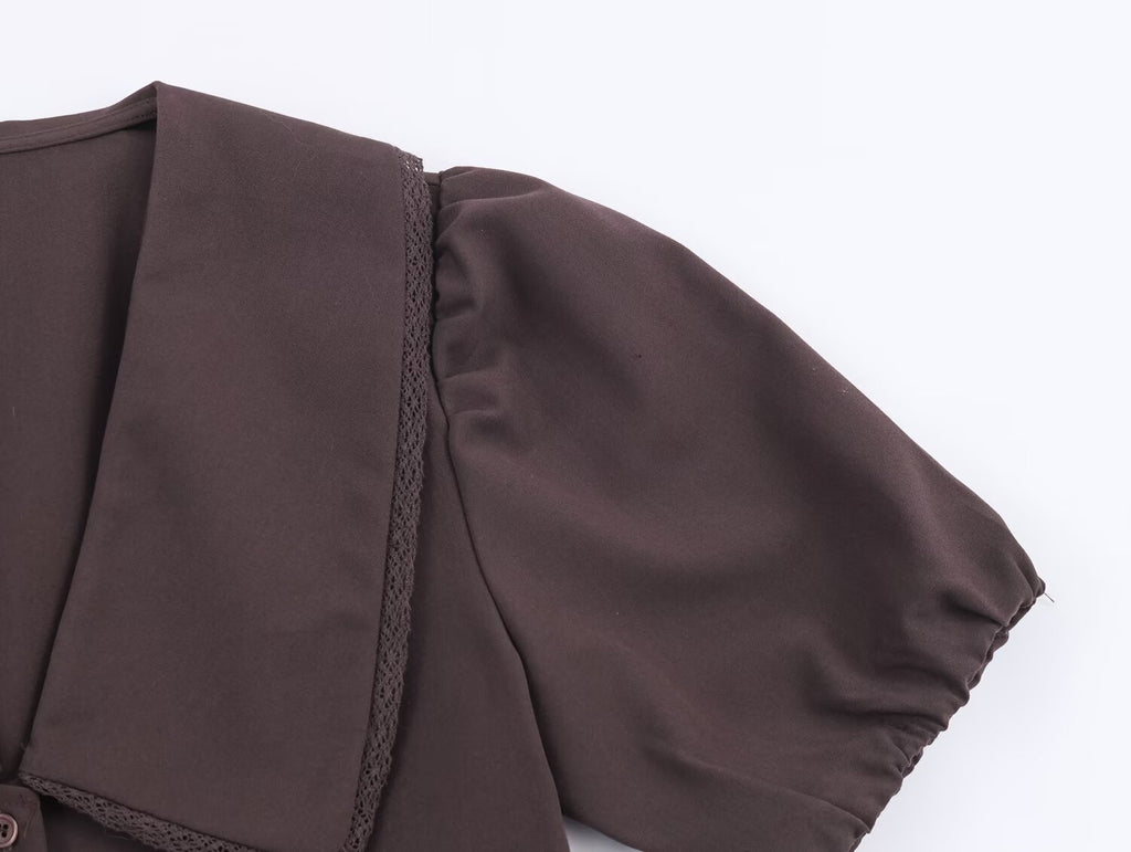 Women Clothing Summer All Matching Short Sleeve Small round Neck Shirt