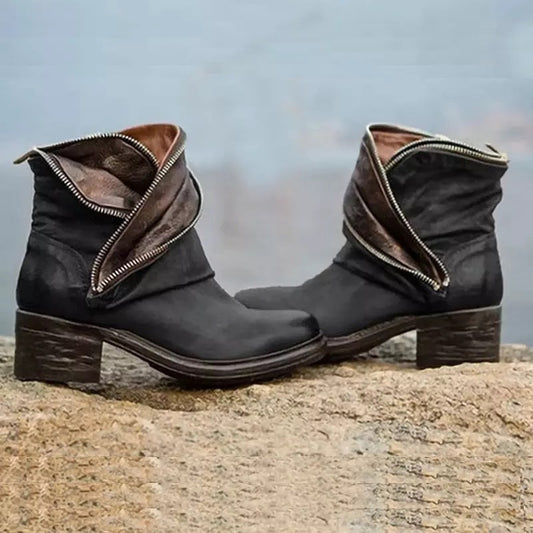 European and American women's fashionable short boots
