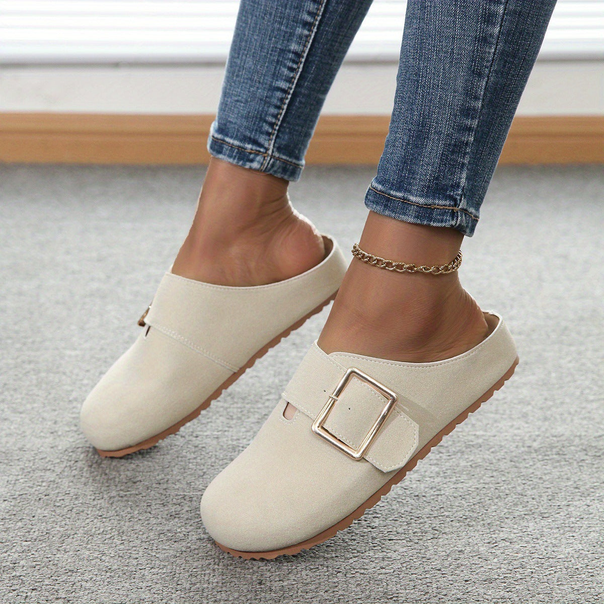 Women's Closed Toe Low Top Canvas Slippers