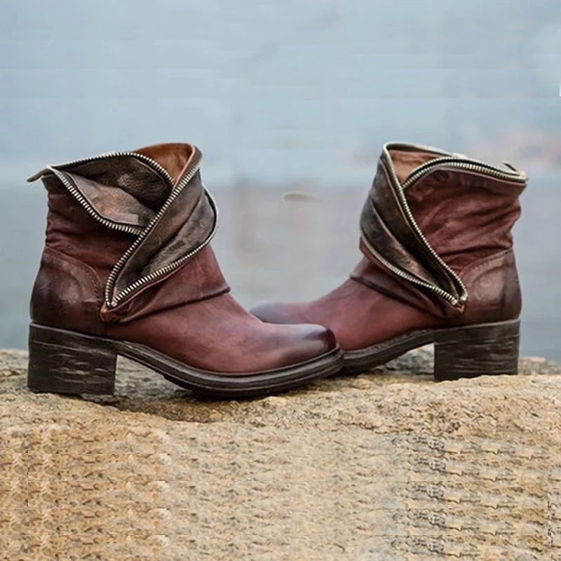 European and American women's fashionable short boots