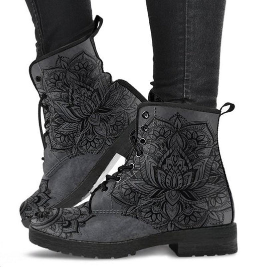Autumn And Winter PU Casual Martin Boots