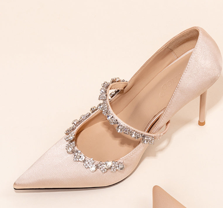 Dopamine Elegant Super Soft Dress High Heels