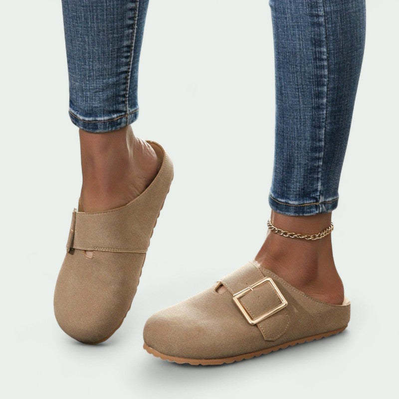 Women's Closed Toe Low Top Canvas Slippers