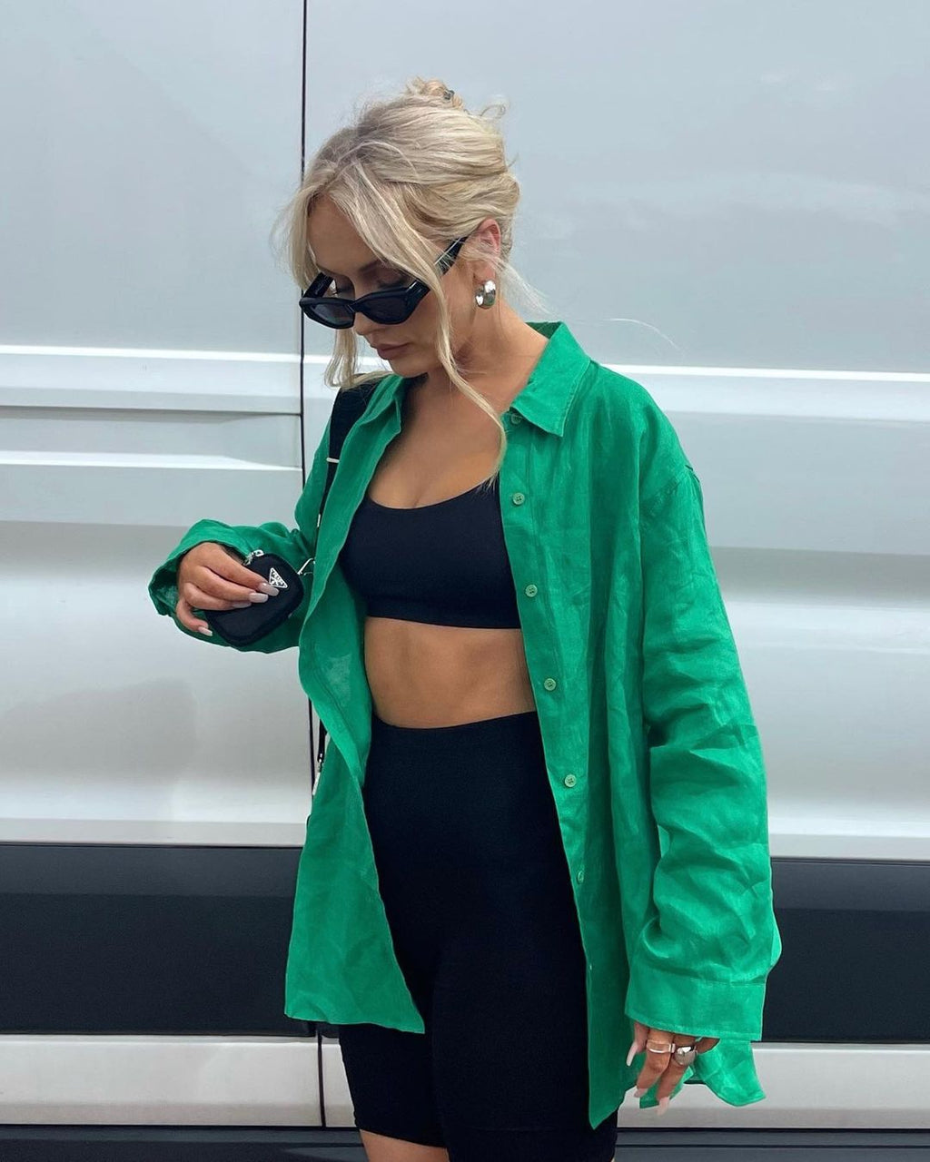 Fashion Beauty Loose Single-Breasted Shirt Fall Women Clothing New Oversize Large Casual Shirt