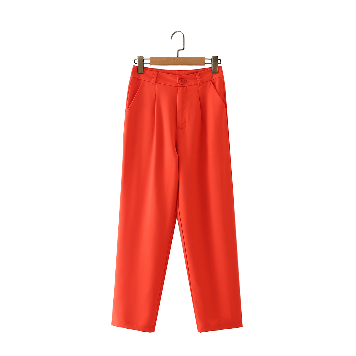 Red Work Pant Women Casual Work Pant Autumn Winter