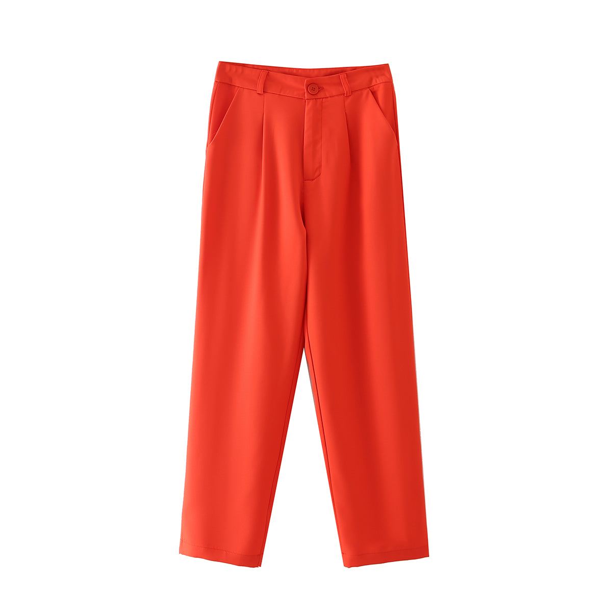 Red Work Pant Women Casual Work Pant Autumn Winter