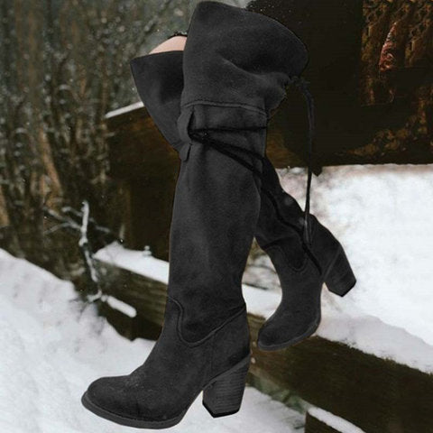 Autumn And Winter Warm Boots Over The Knee Boots Long Boots
