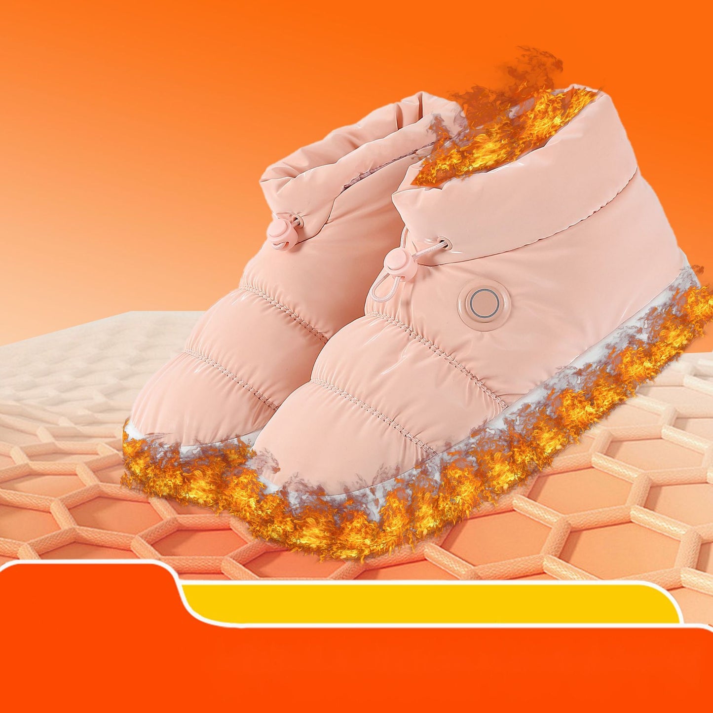 Electrothermal Shoes Household Rechargeable Heating Walking Feet Warmer Artifact
