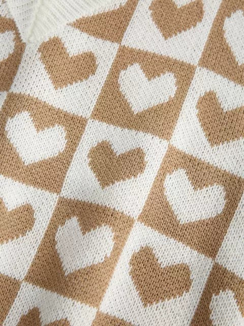 Vest Women Outer Wear Knitted Vest Spring Loose Outerwear Vest Coat