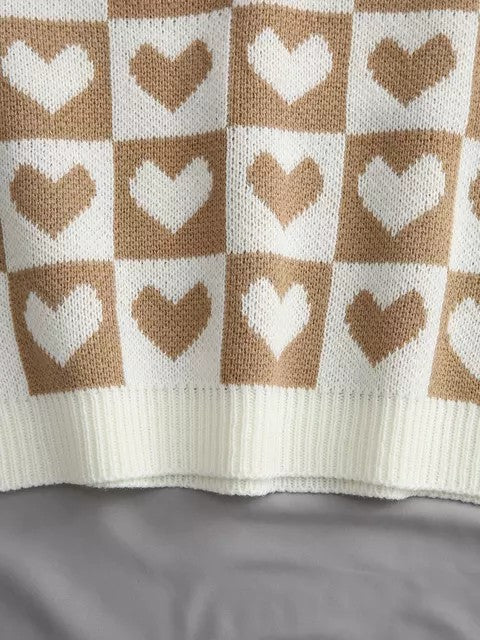 Vest Women Outer Wear Knitted Vest Spring Loose Outerwear Vest Coat