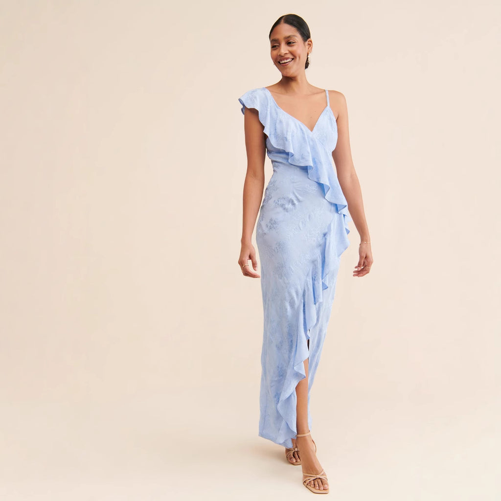 Arrival Dress Spring Summer Sexy Strap Backless High Slit Socialite Dress