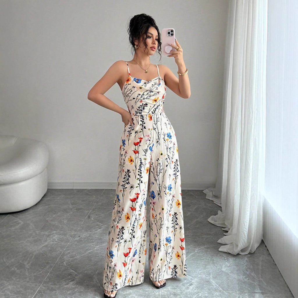 Suspenders Tube Top Jumpsuit Arrival Sexy Floral Slimming Jumpsuit