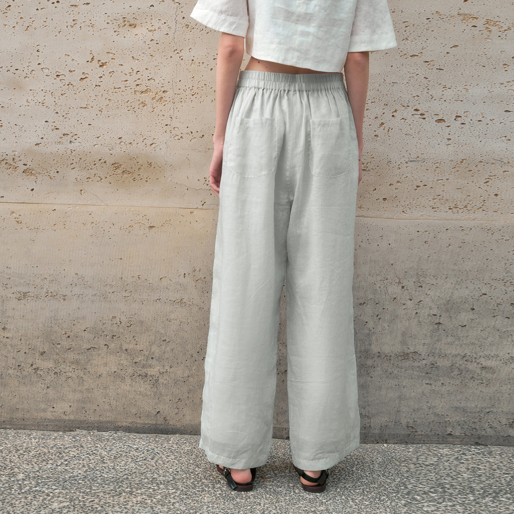 Straight Leg Pants Women Clothing Old Money Loose Slimming Casual Pants Spring Summer Breathable Elastic Waist Pants