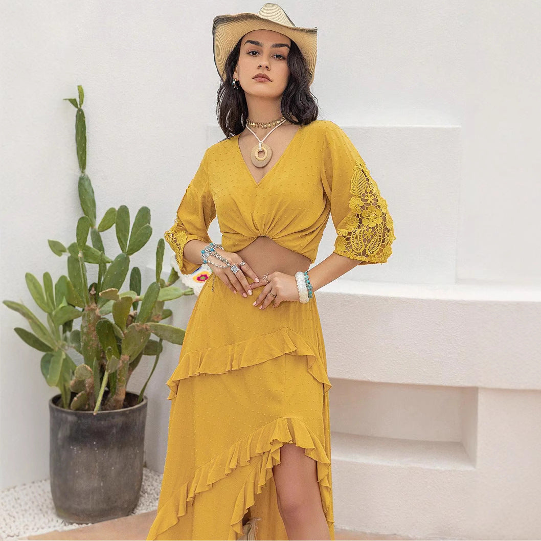 Yellow for Women Loose Comfortable Shirt