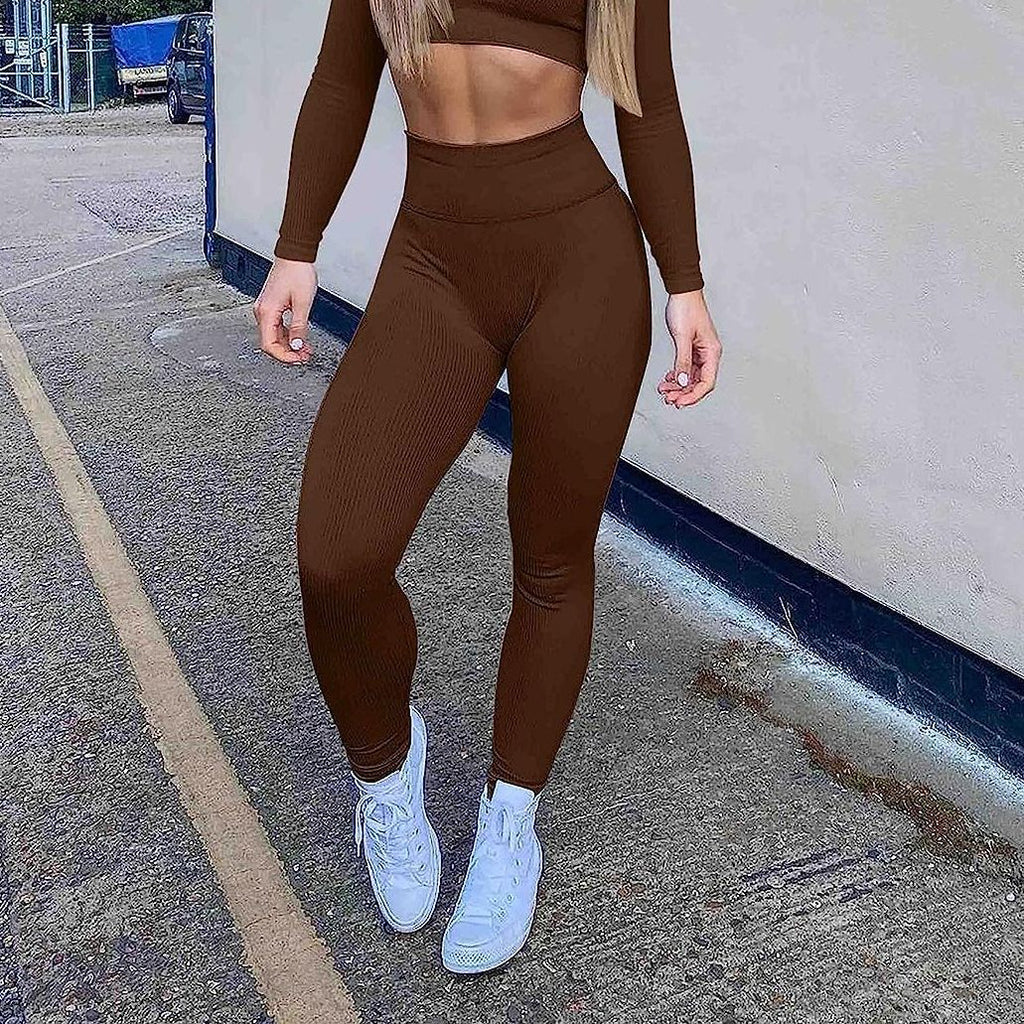 Women Pants Yoga Leggings Workout High Waist Workout Pants Trousers