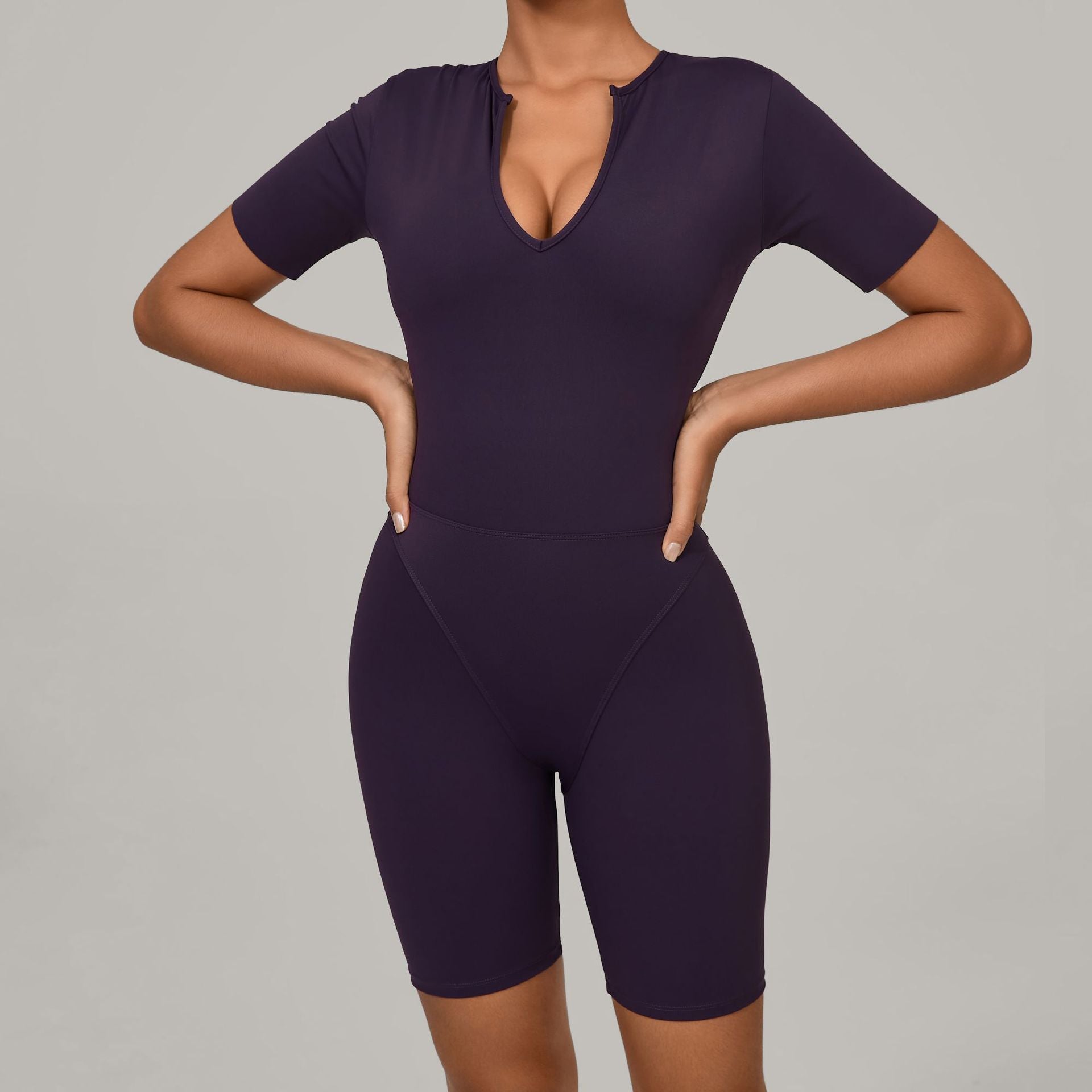 Autumn Sand Dance Tight Breathable Air Sports Yoga Bodysuit Hip Lifting One Piece Quick Drying Yoga Clothes