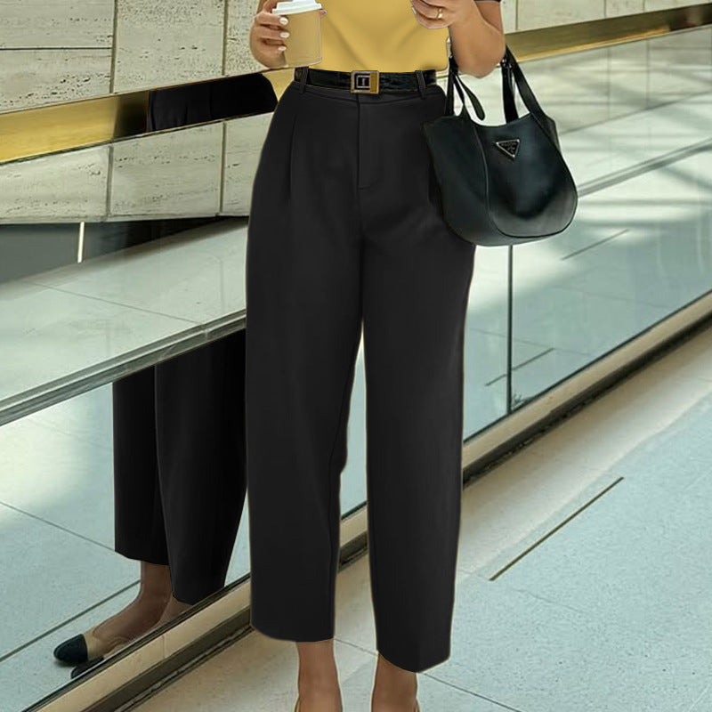 Slim Cropped Harem Pants Autumn Slimming Trousers Casual Pants